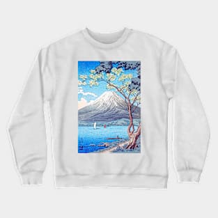 Mount Fuji from Lake Yamanaka 1936, Takahashi Shōtei Crewneck Sweatshirt